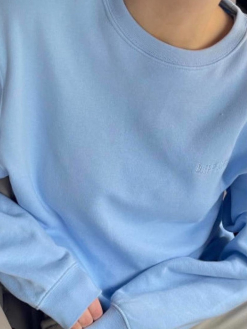 Djerf Avenue Staple Crewneck Blue